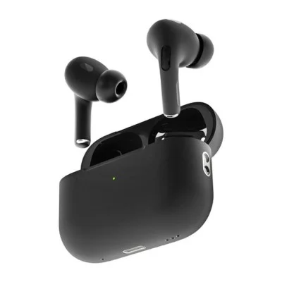 Porodo Blue Deep Bass Wireless Earbuds Pro 2 with Swipe Volume - Black